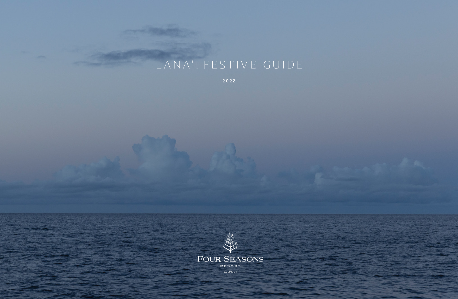 Four Seasons Lana'i Festive Guide 2022 Cover