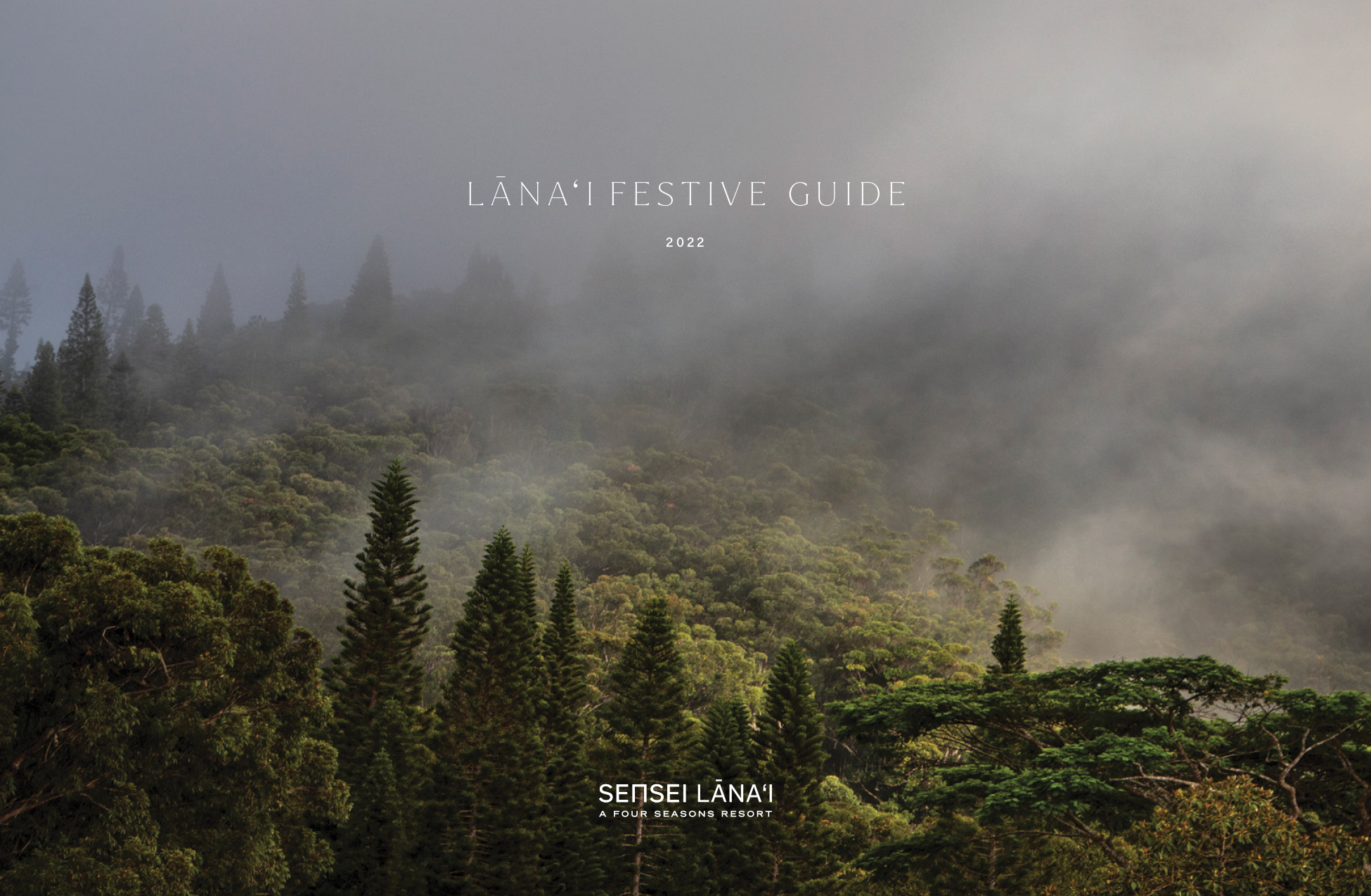 Four Seasons Lana'i Festive Guide 2022 Cover